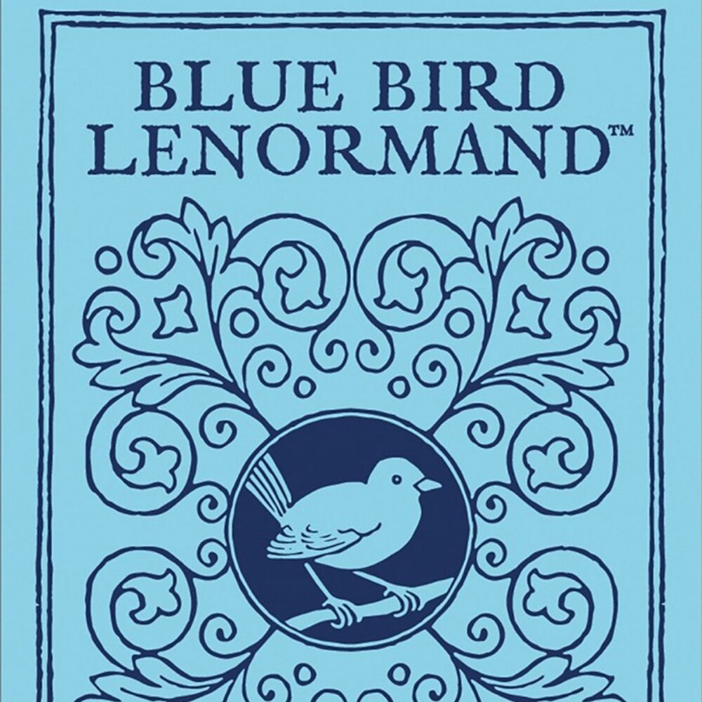 Blue Bird Lenormand, New,  Sealed,  Sat under Texas 100% totality April 8, 2024